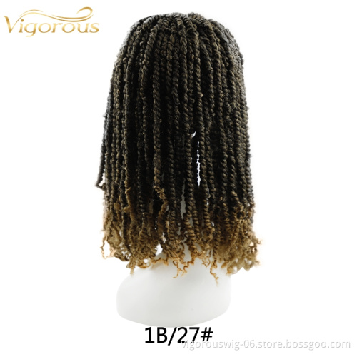 Wholesale Darling African Extension Crochet Passion Twist Colorful Synthetic Wigs Pre Stretched Braiding Hair Extensions